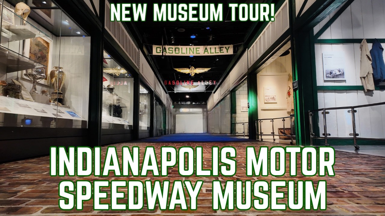 Inside the NEW Indianapolis Motor Speedway Museum 2025! Gasoline Alley + Immersive Tour (Part 1)