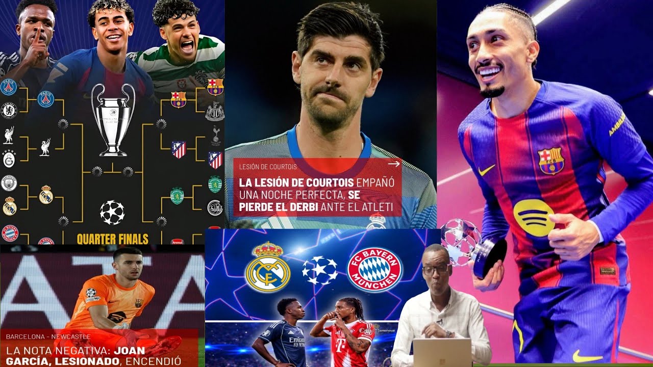 Laprès chofe nan dosye Real Madrid pi bon san Mbappe dosye city an move nouvel courtois blese 