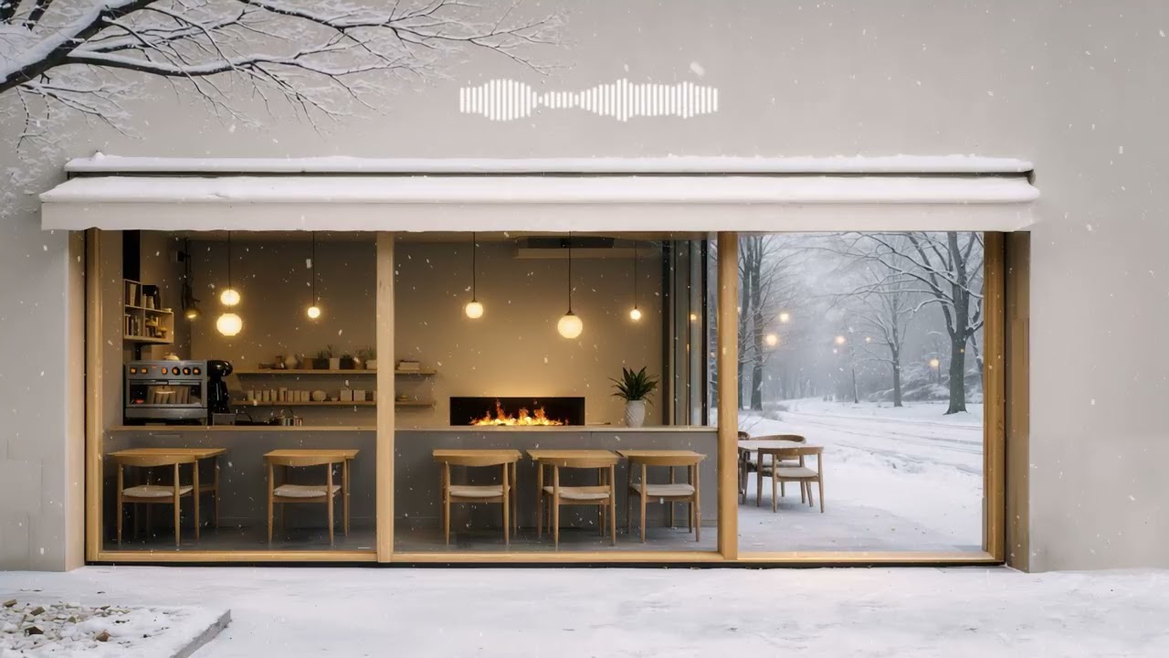 [playlist] 카페 창가에 앉아, 눈 내리는 거리를 바라보며 | Morning Stillness and a Cup of Coffee | Winter Morning