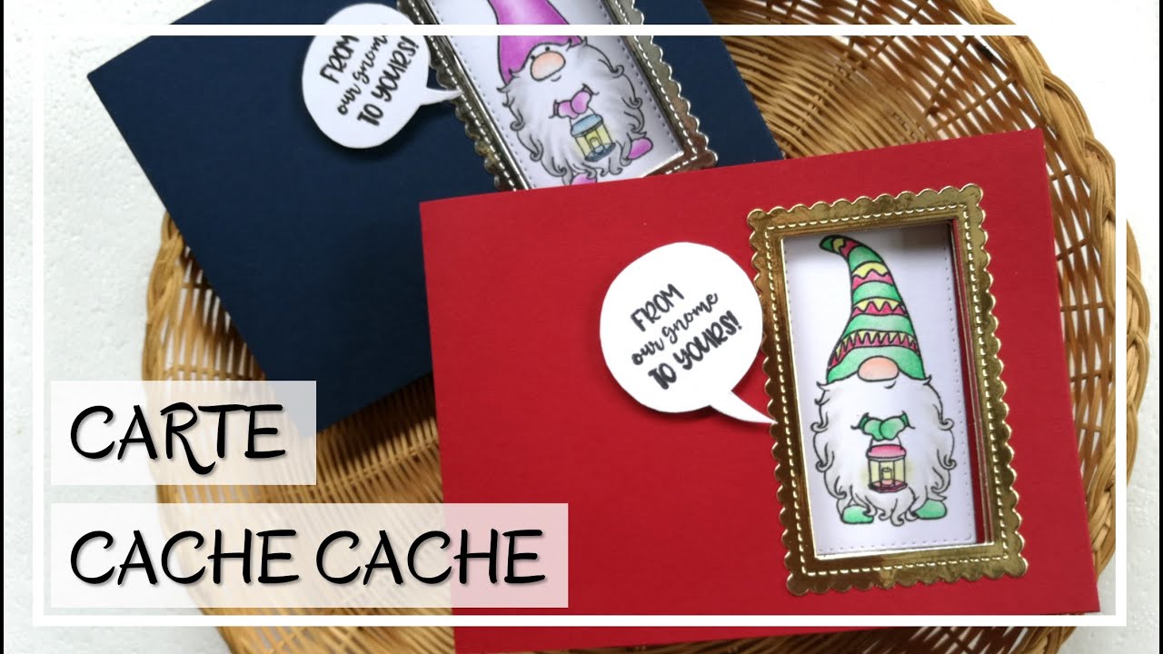 TUTO CARTE DE NOEL : COMMENT FAIRE une CARTE SURPRISE - carterie scrap [DIY de no&euml;l, carte de voeux]