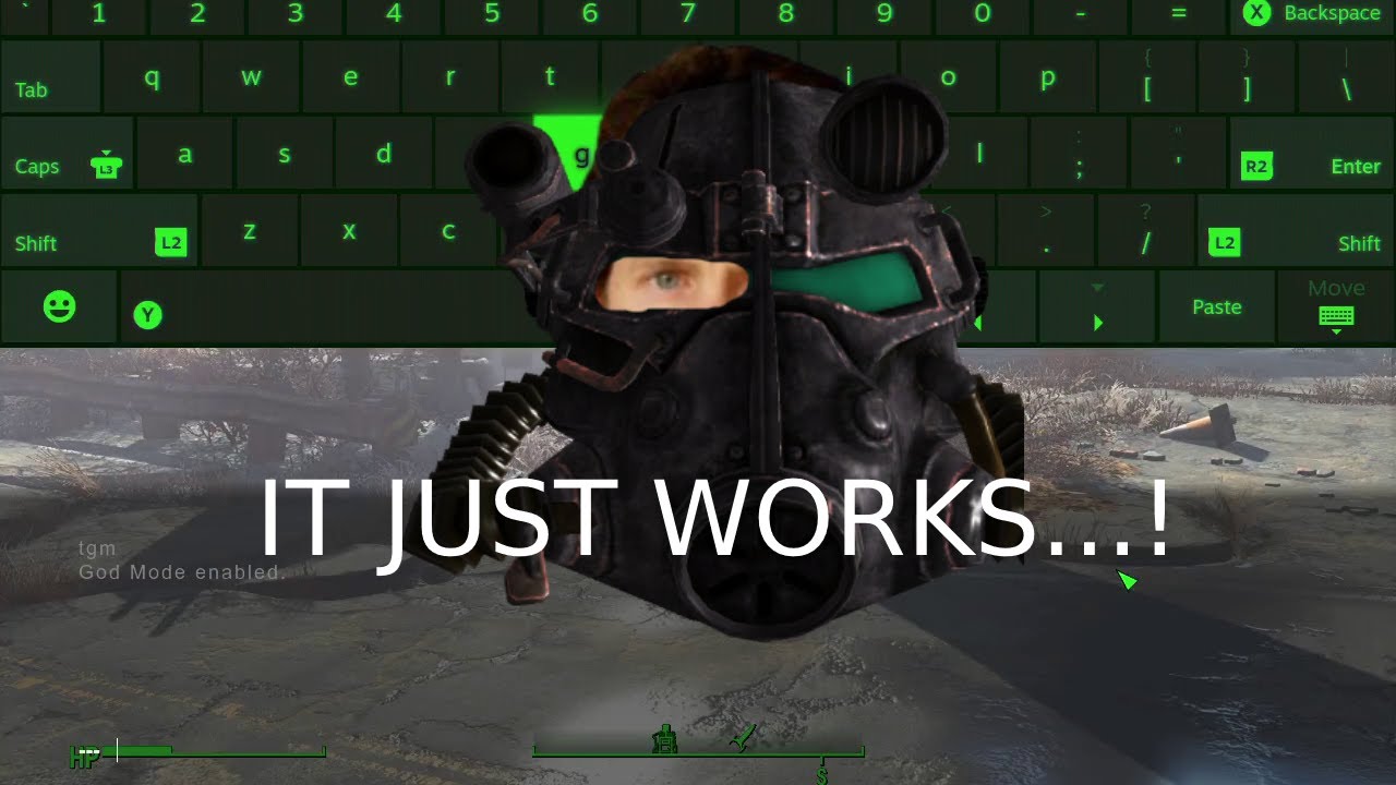 Fallout 4 - Steam Deck - Fix Keyboard Crash for Console Commands - Next Gen Update