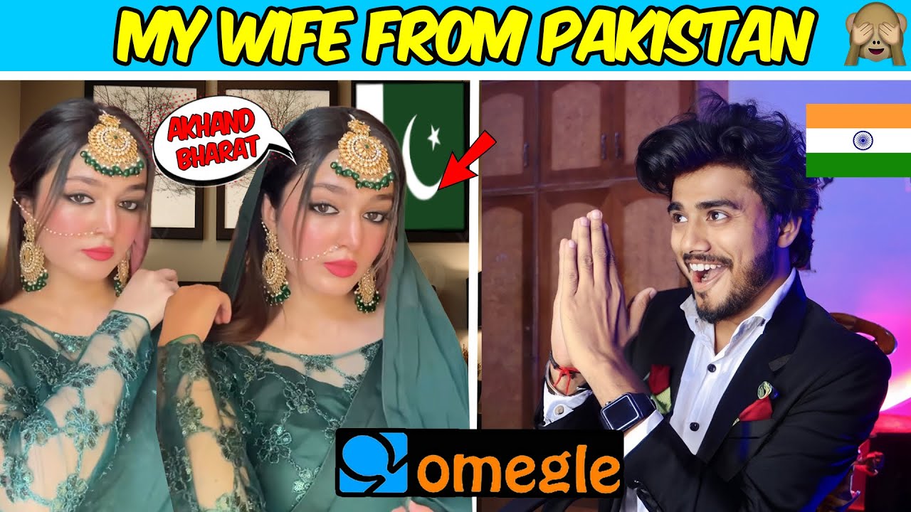 OMEGLE  - My Begam From Pakistan | Found Love on Omegle  | Omegle India | @Adrishyaa