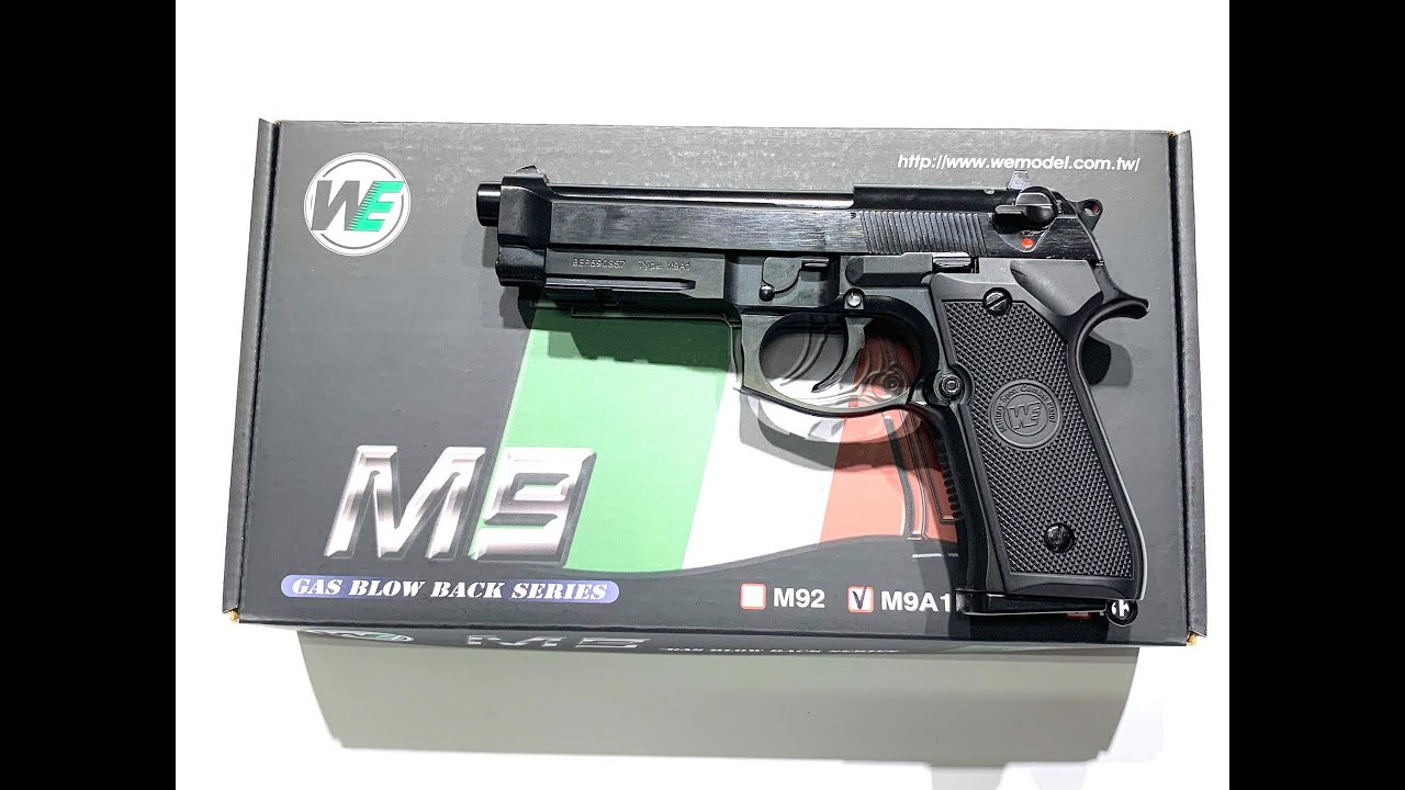 WE M9A1 GBB原廠開箱測試
