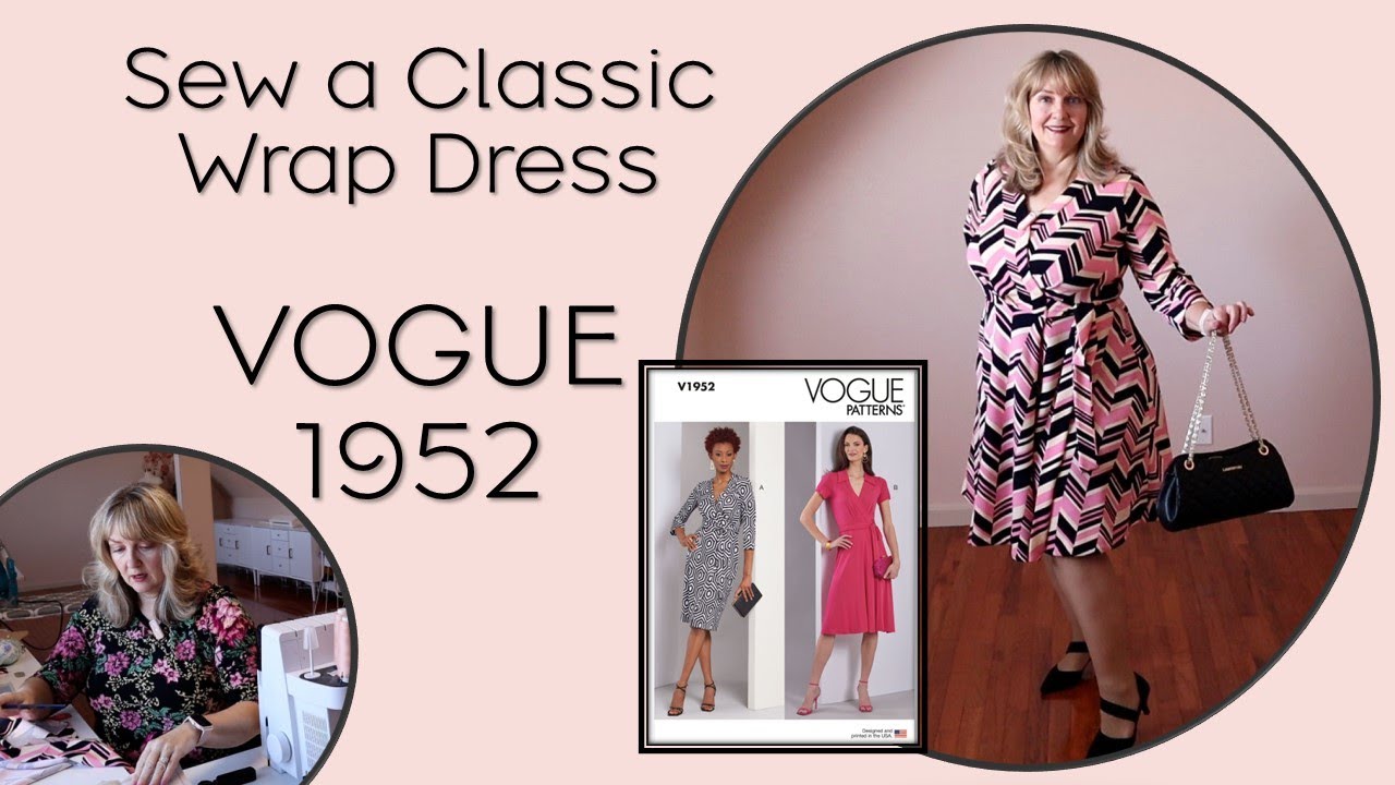 Vogue 1952 Classic Wrap Dress
