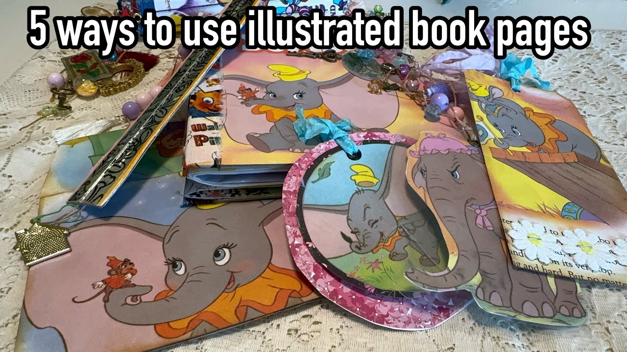 5 ways to use illustrated book pages // little golden book series