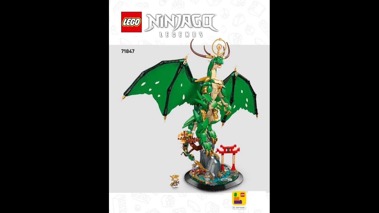 LEGO 71847 Instructions | NINJAGO | The Guardian Dragon | Legends