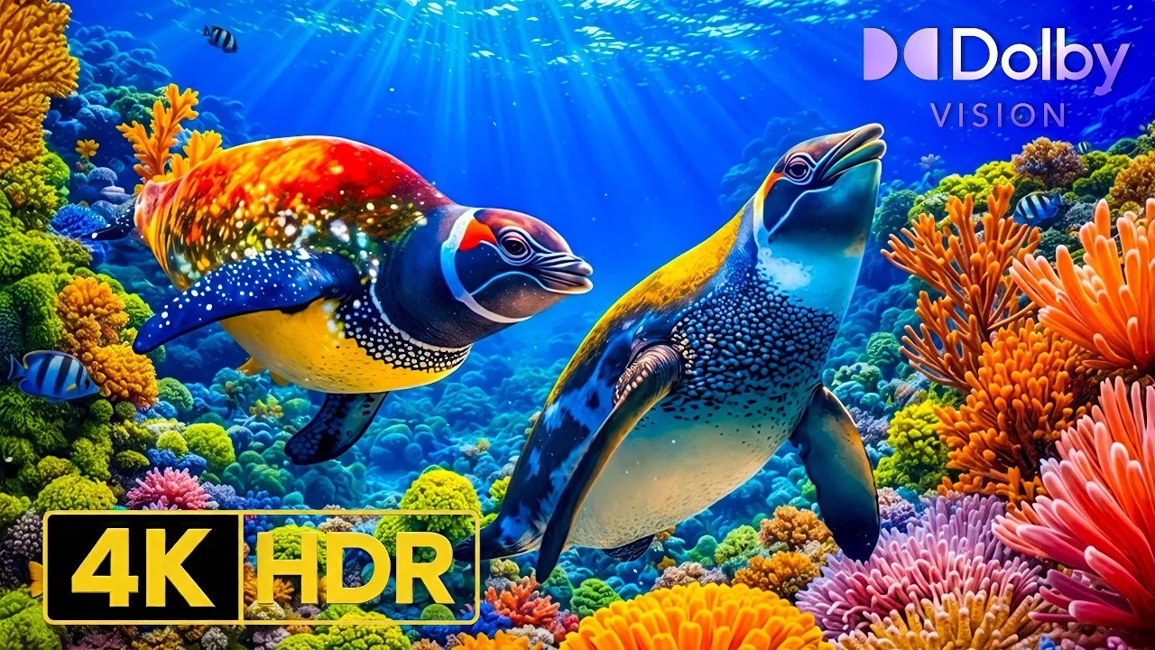 Dive Into the Mesmerizing Underwater Realm - Marvel at Sea Animal in The Best 4K UHD Aquarium