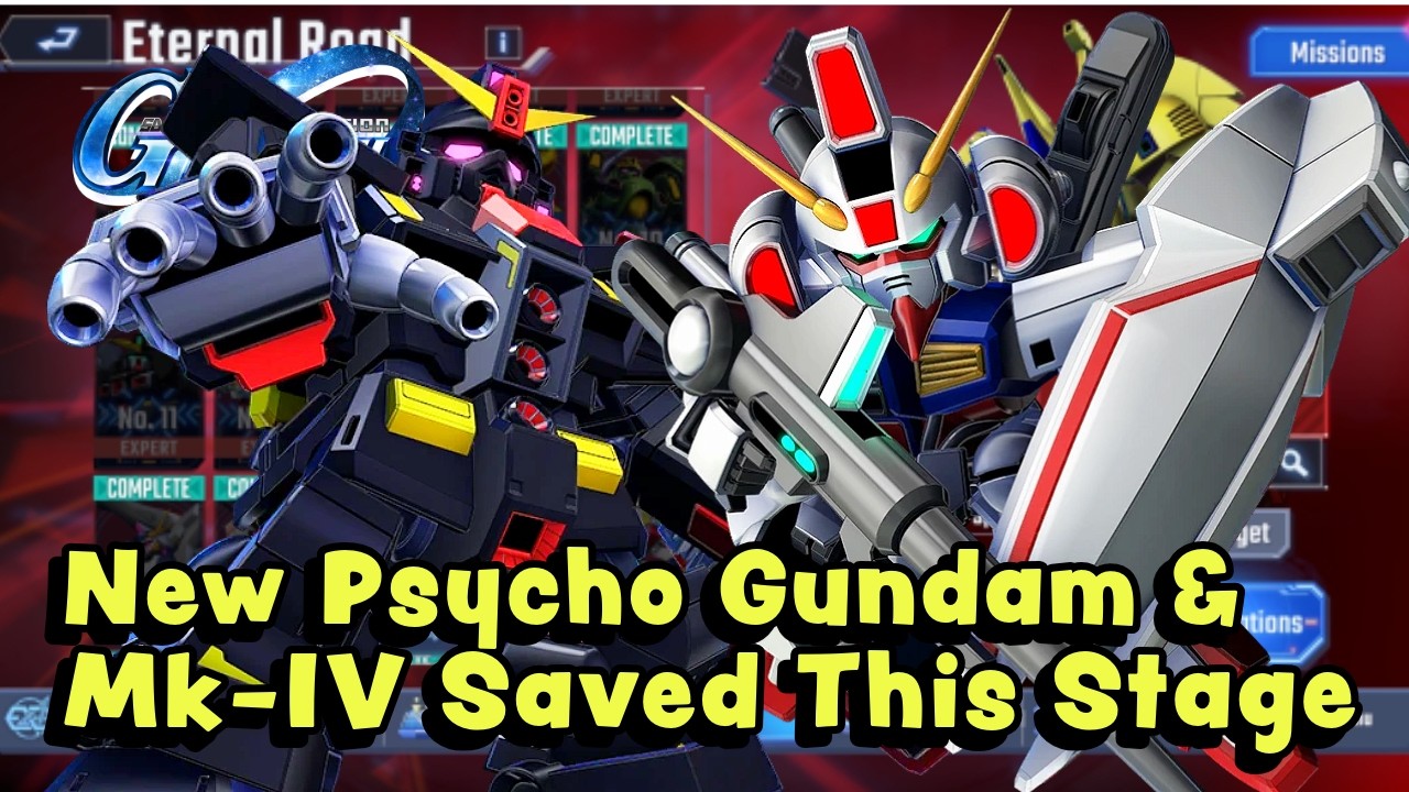 Как новые Psycho Gundam и Mk-IV упростили прохождение Zeta Eternal Road (SD G Generation Eternal)
