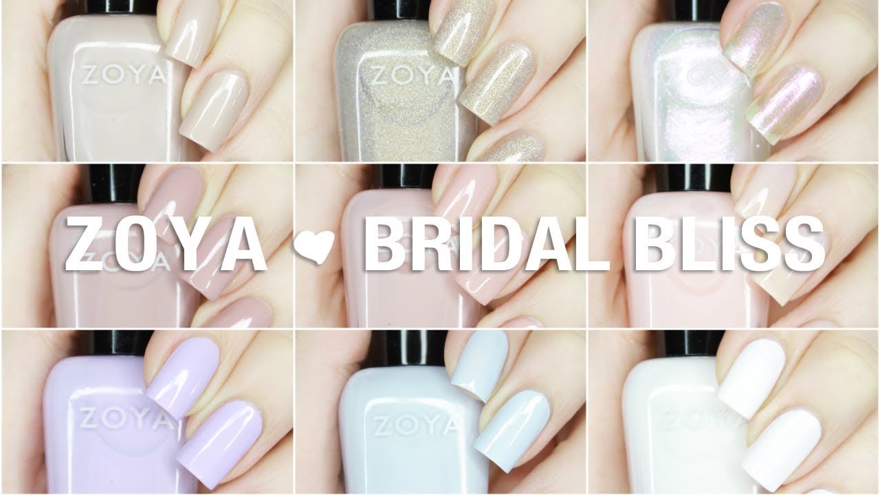 NEW Zoya Bridal Bliss Live Swatches + Review