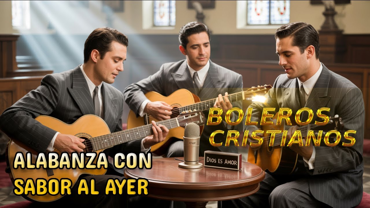 Bolero Cristiano Vintage | Música Romántica para el Alma | Alabanza Estilo Trío Antiguo