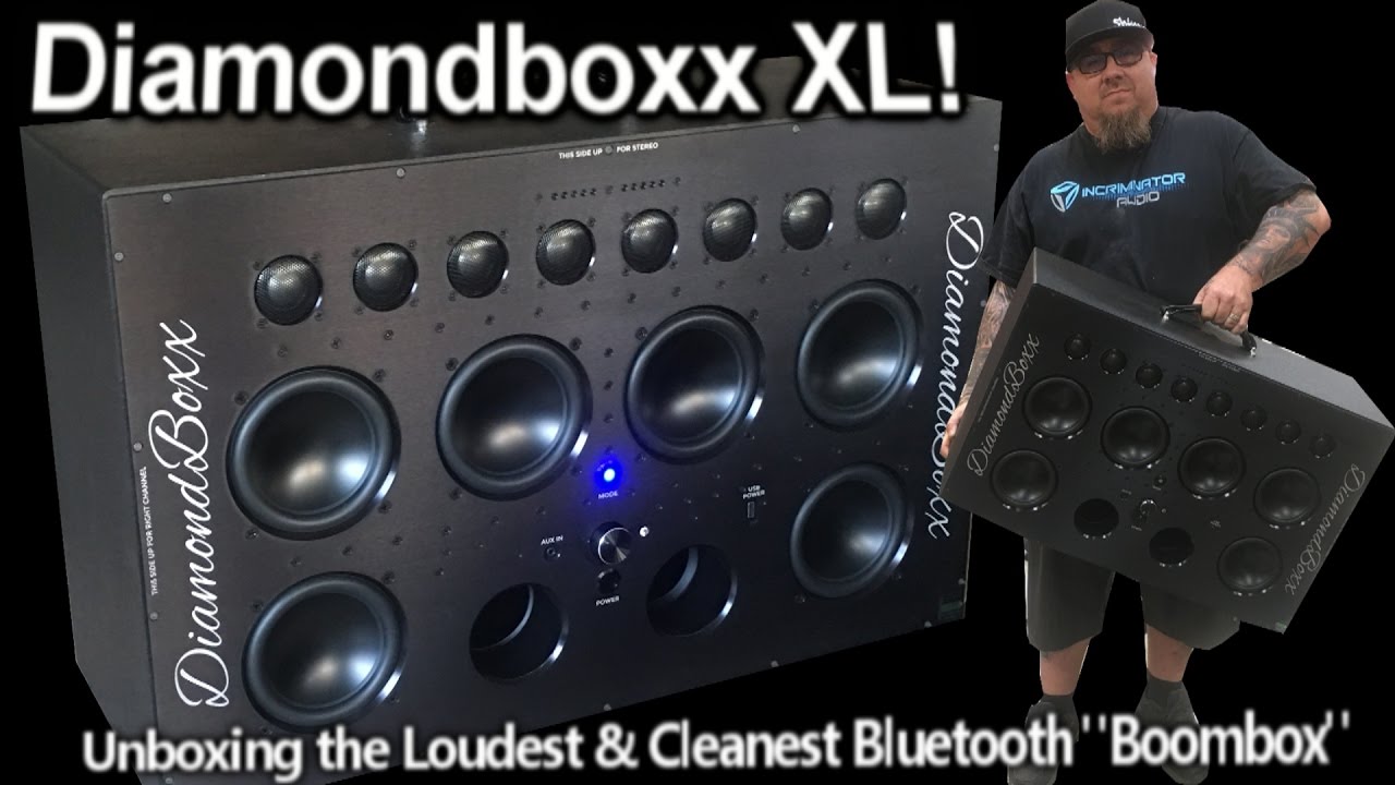 Unboxing the REAL Loudest CLEANEST Bluetooth Boombox - The Diamondboxx XL! 14 Speakers 560watts RMS