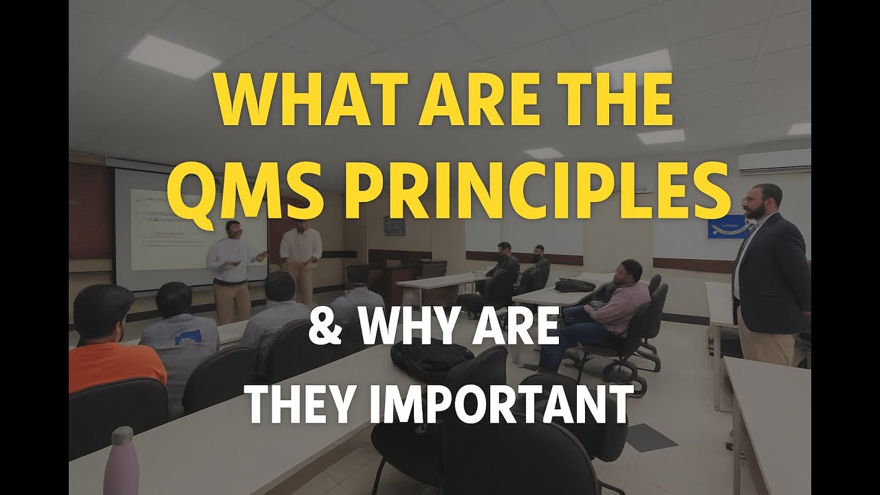 What are the QMS Principles | ISO 9001:2015 |  by Afaque Ahmed Khan.