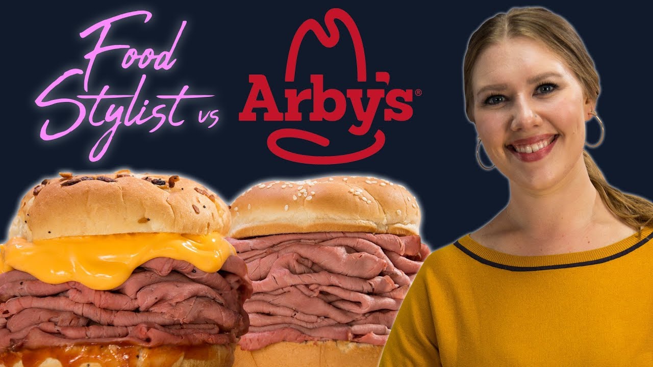 Food Stylist Vs Arby’s Roast Beef Sandwich and Beef ‘n Cheddar | Fast Food Styling Revisited