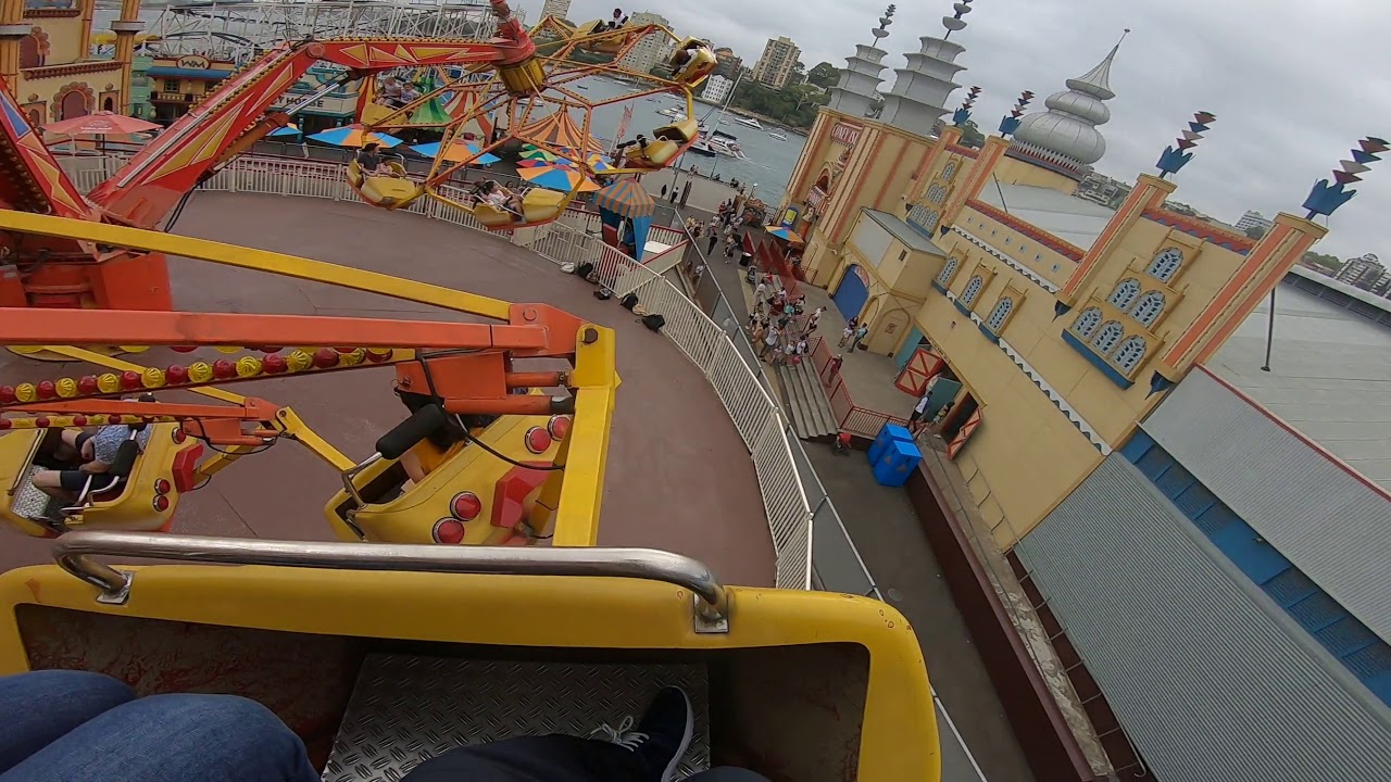 HUSS Troika Tumble Bug Luna Park Sydney 2020 POV Onride