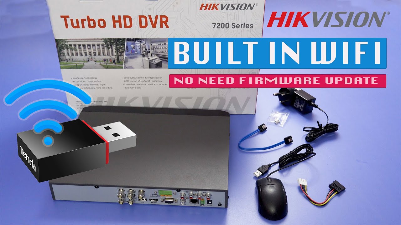 Hikvision DVR with WIFI option, Hikvision dvr connect wifi without update firmware DS-72XXHQHI-M1/FA