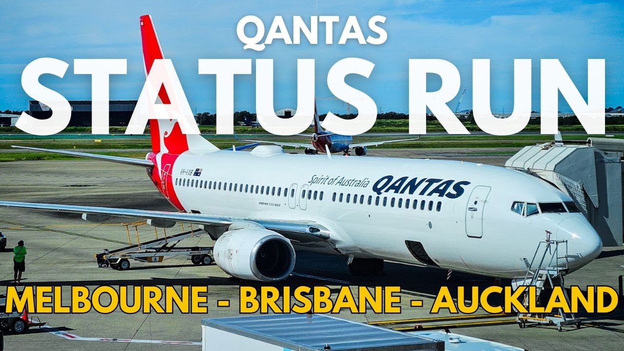 Qantas Status Run Challenge — 24 часа до Qantas GOLD | Мельбурн — Брисбен — Окленд