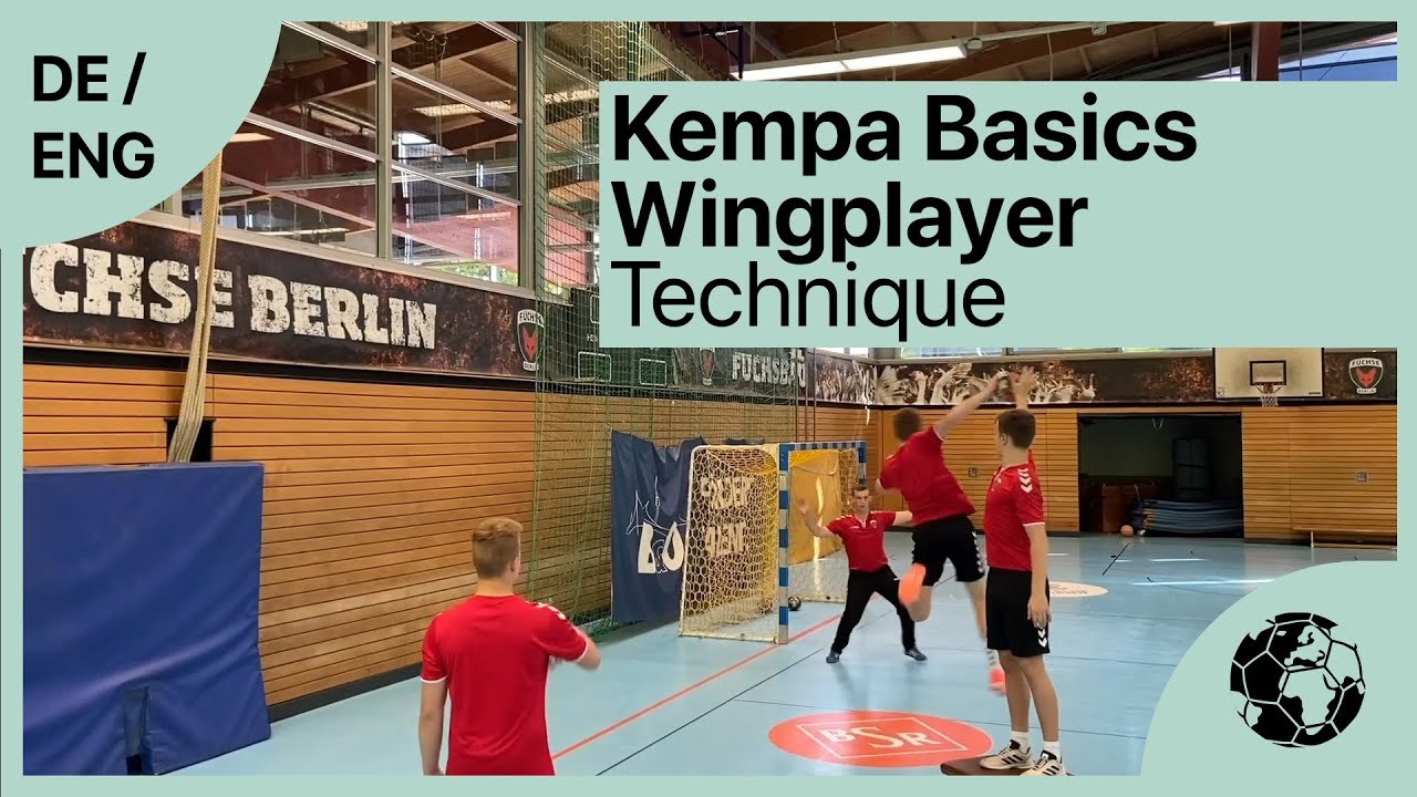 Jump Shot Wingplayer - Handballtraining Technique for Kempa | Handball inspires