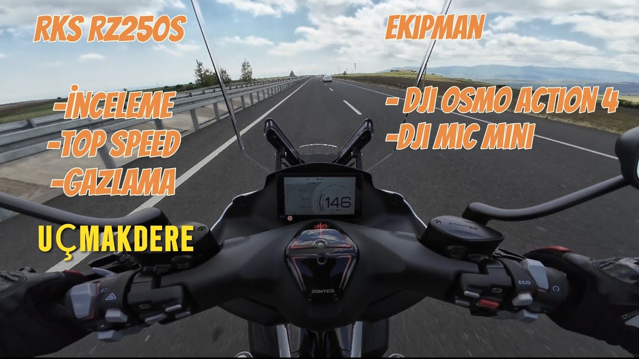 RKS RZ250S İNCELEME, TOP SPEED VE UÇMAKDERE SEYAHATİ İLK MOTOVLOG ÇEKİMİ