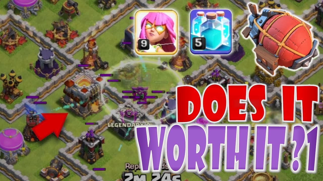 Max Value you can get by Performing a Super Archers Blimp in Town Hall 11 | Clash of Clans