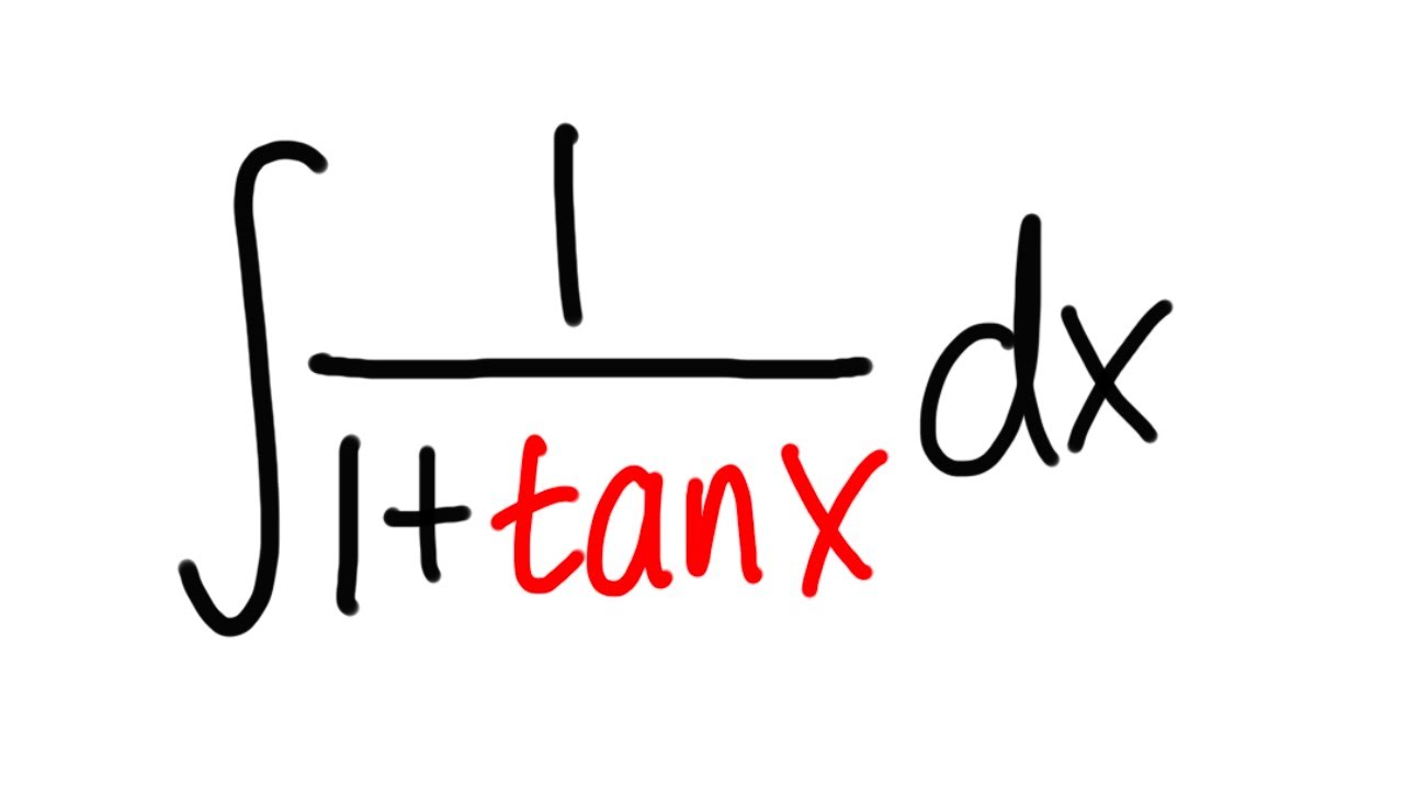 How to integrate 1/(1+tan(x))