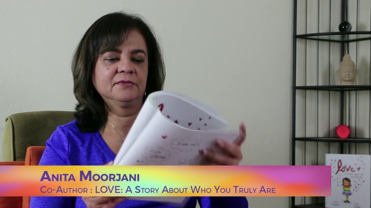 Anita reading Love: A story about who you truly are