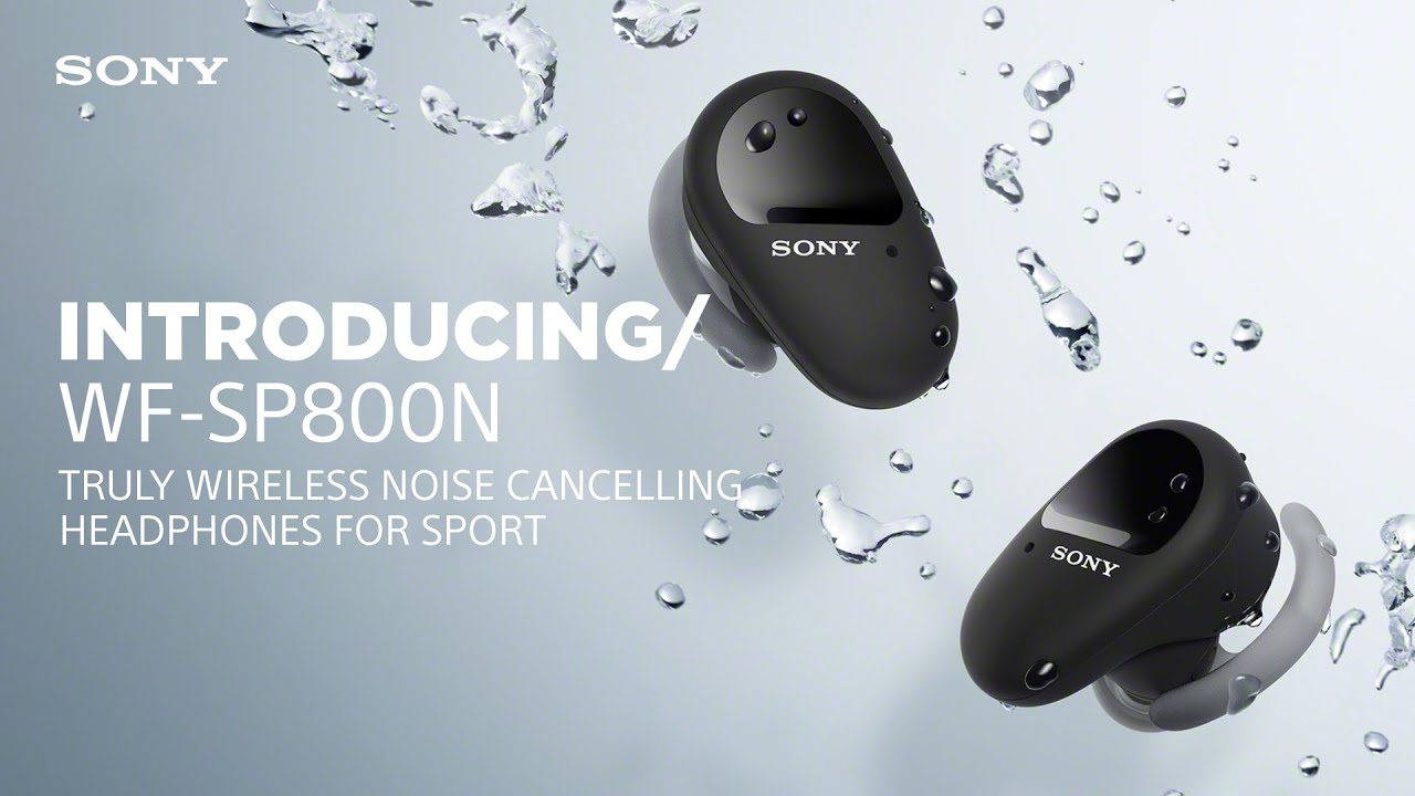 Wir stellen vor: die True Wireless-Noise Cancelling-Sportkopfh&ouml;rer WF-SP800N von Sony