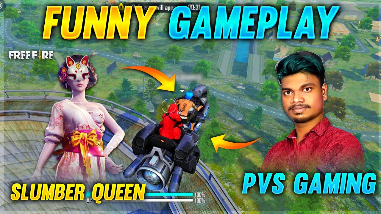 Slumber Queen With PVS GAMING New Flying Car Race Mode In Tamil | Free Fire Tamil Tips And Tricks