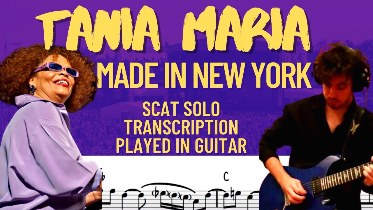 Tania Maria SCAT Solo on Guitar (Made in New York)