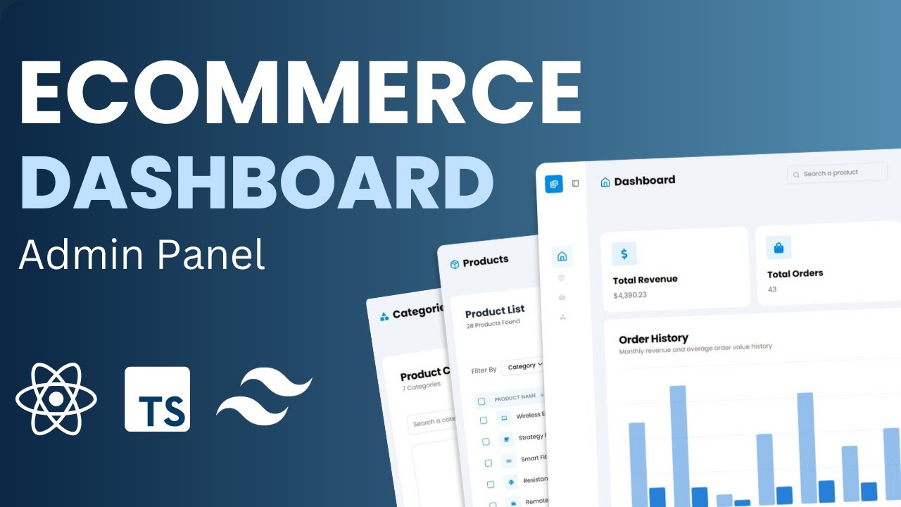 Build an Ecommerce Dashboard Admin Panel With React, Typescript, and NextJs