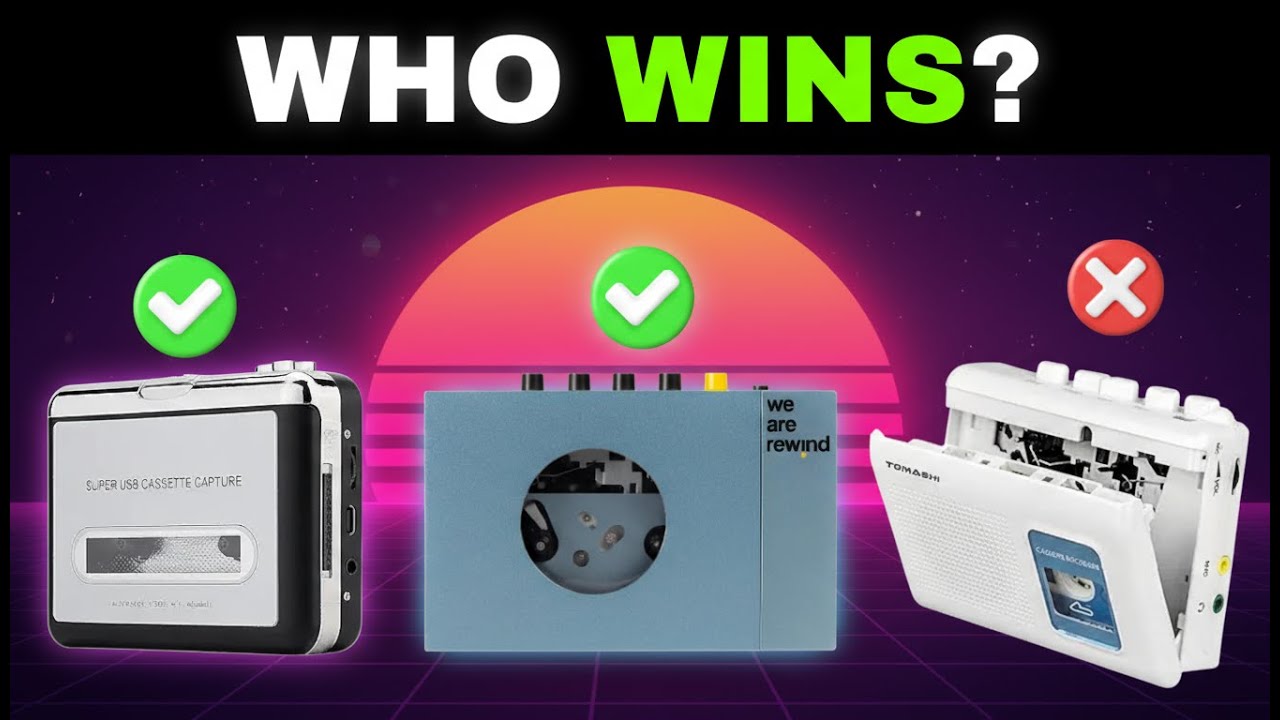 ✅ 7 Best Portable Cassette Players & Recorders [2026] 📼Walkman, Modern Cassette Tapes on Amazon