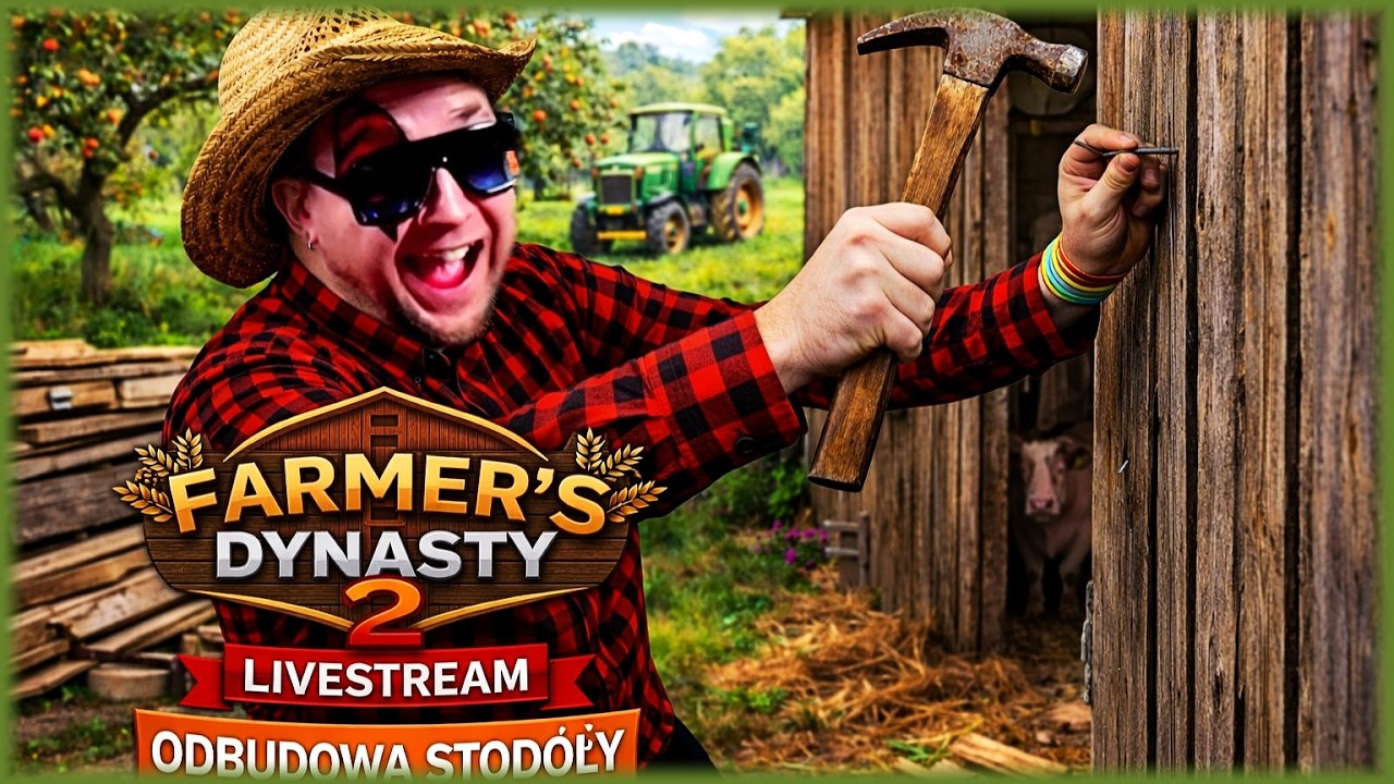 Farmer' Dynasty 2 - ODBUDOWA STODOŁY POMOCNA DŁOŃ DLA SĄSIAD&Oacute;W ORKA I INNE...