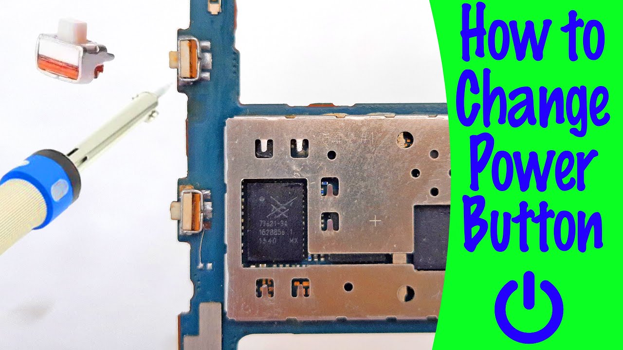 How to repair change android mobile phone Samsung galaxy power button key volume button Tutorial#24