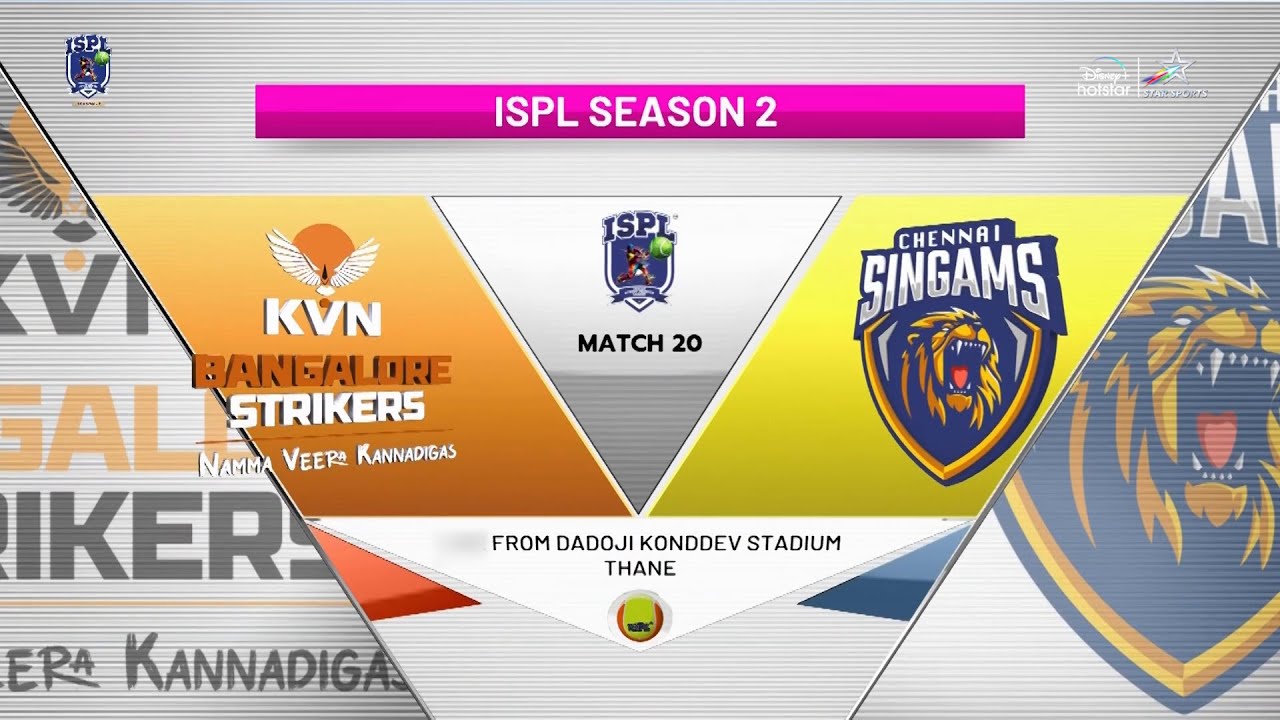 KVN Bangalore Strikers claim victory over the Chennai Singams | Highlights | #ISPLOnJioStar