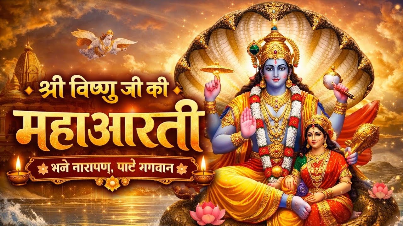 जय विष्णु नारायण देव कृपाला 🙏 | श्री विष्णु जी की महाआरती | New Bhakti Song 2026 #bhakti #song 