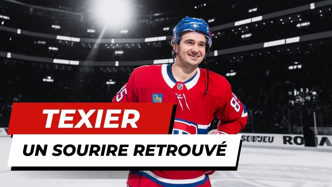 Les Canadiens ont récompensé les efforts et le travail d'Alexandre Texier