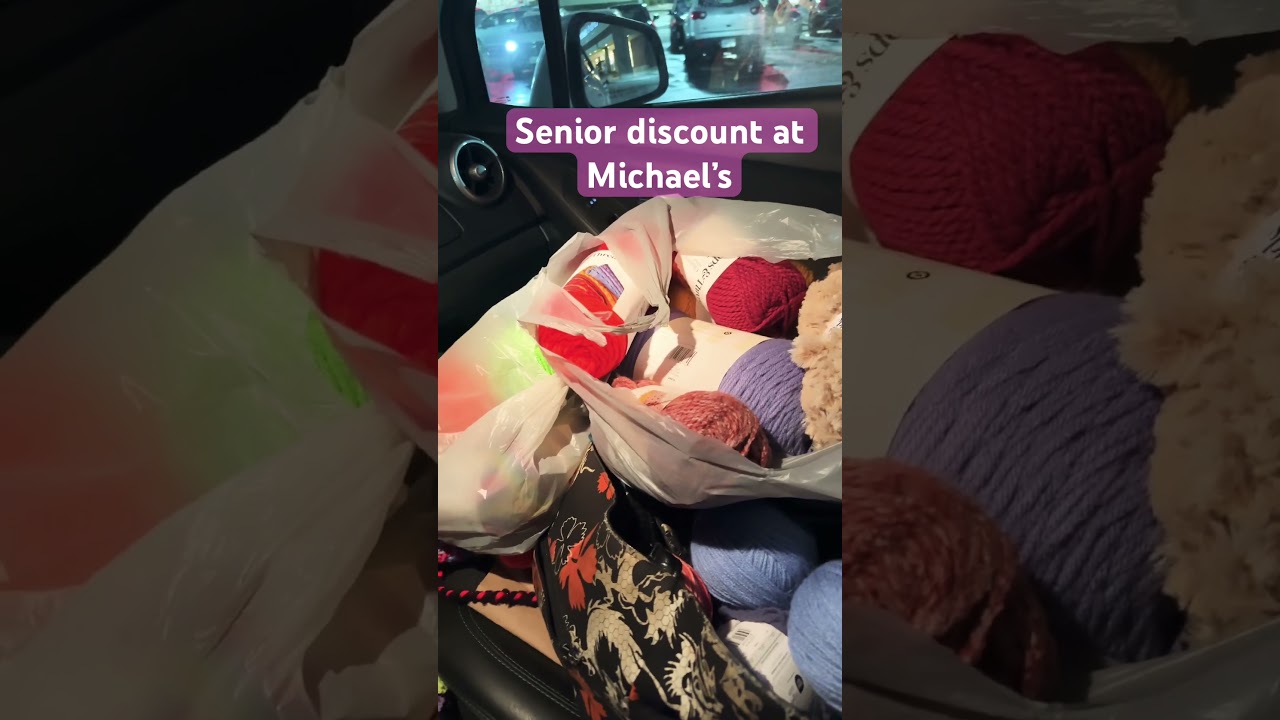 Senior discount at Michael’s