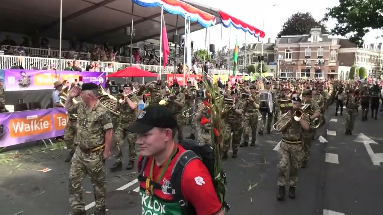 Band of the Royal Regiment of Fusiliers at 4daagse of Nijmegen 2025