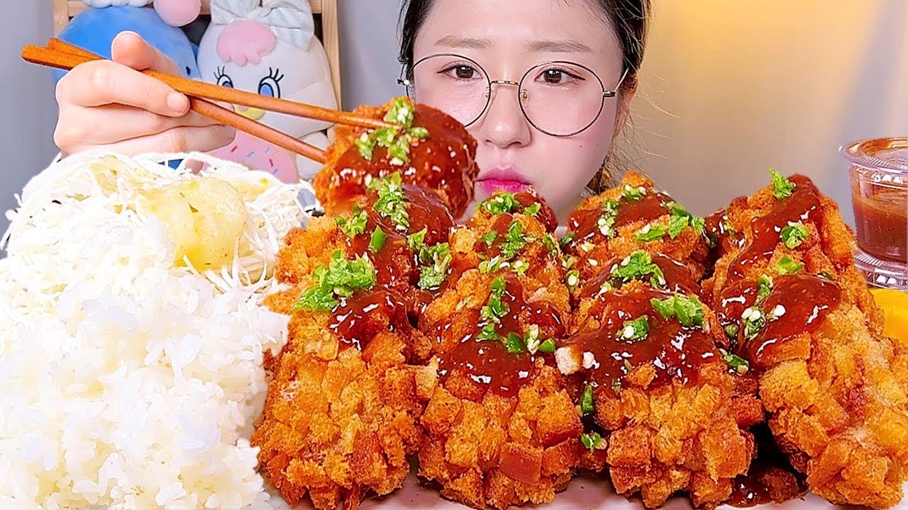 감자핫도그 아니고 돈까스🍛 대끼리돈까스 먹방 Mukbang | Pork cutlet | 豚カツ