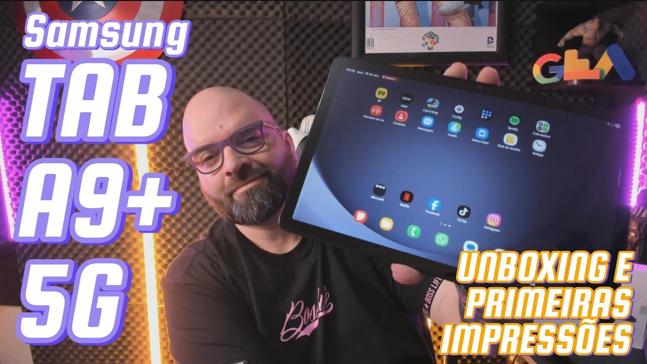 COMPREI MEU PRIMEIRO TABLET! Samsung TAB A9+ 5G — o MELHOR custo x benefício de 2025? Vale a pena?