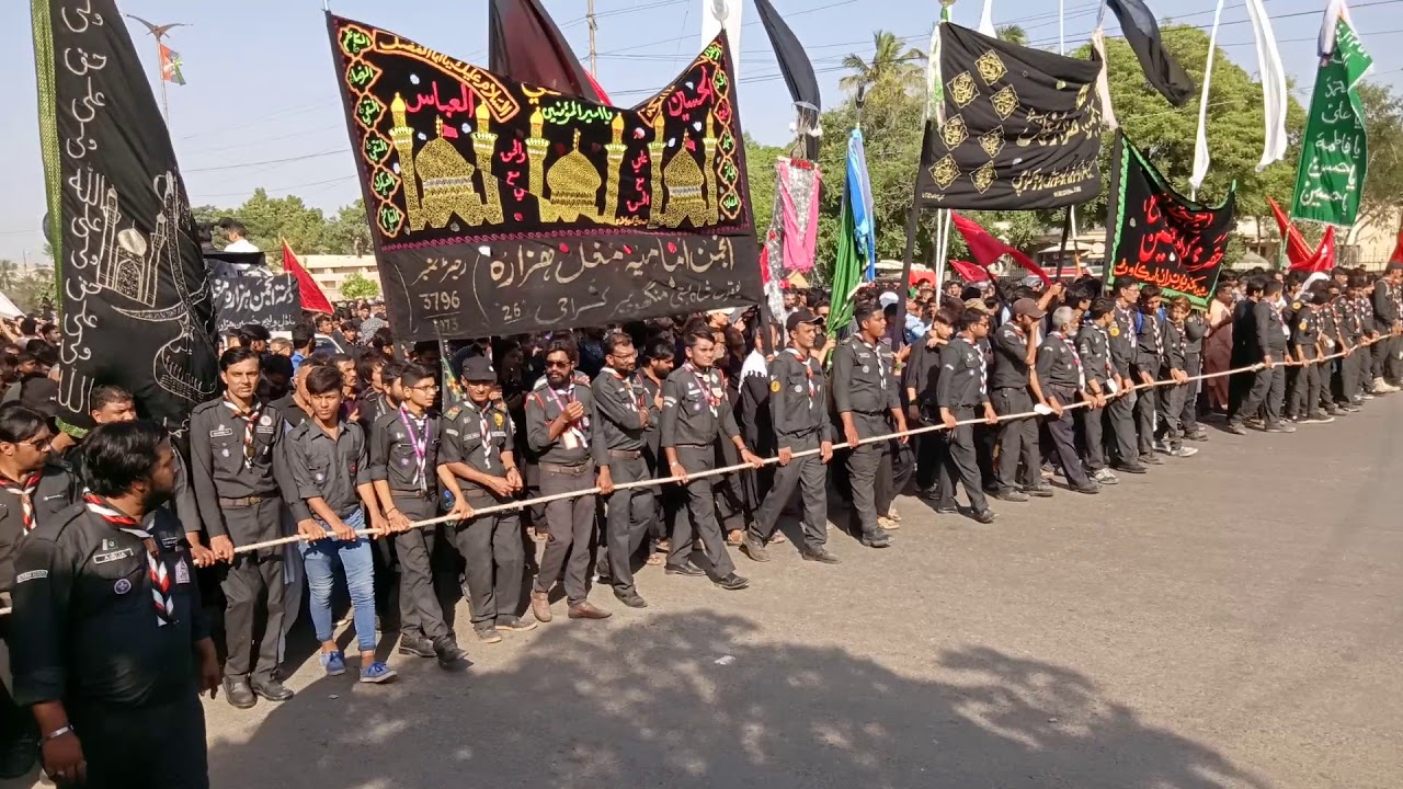 Chehlum/Arbaeen Markazi Juloos Karachi Pakistan 20th October 2019