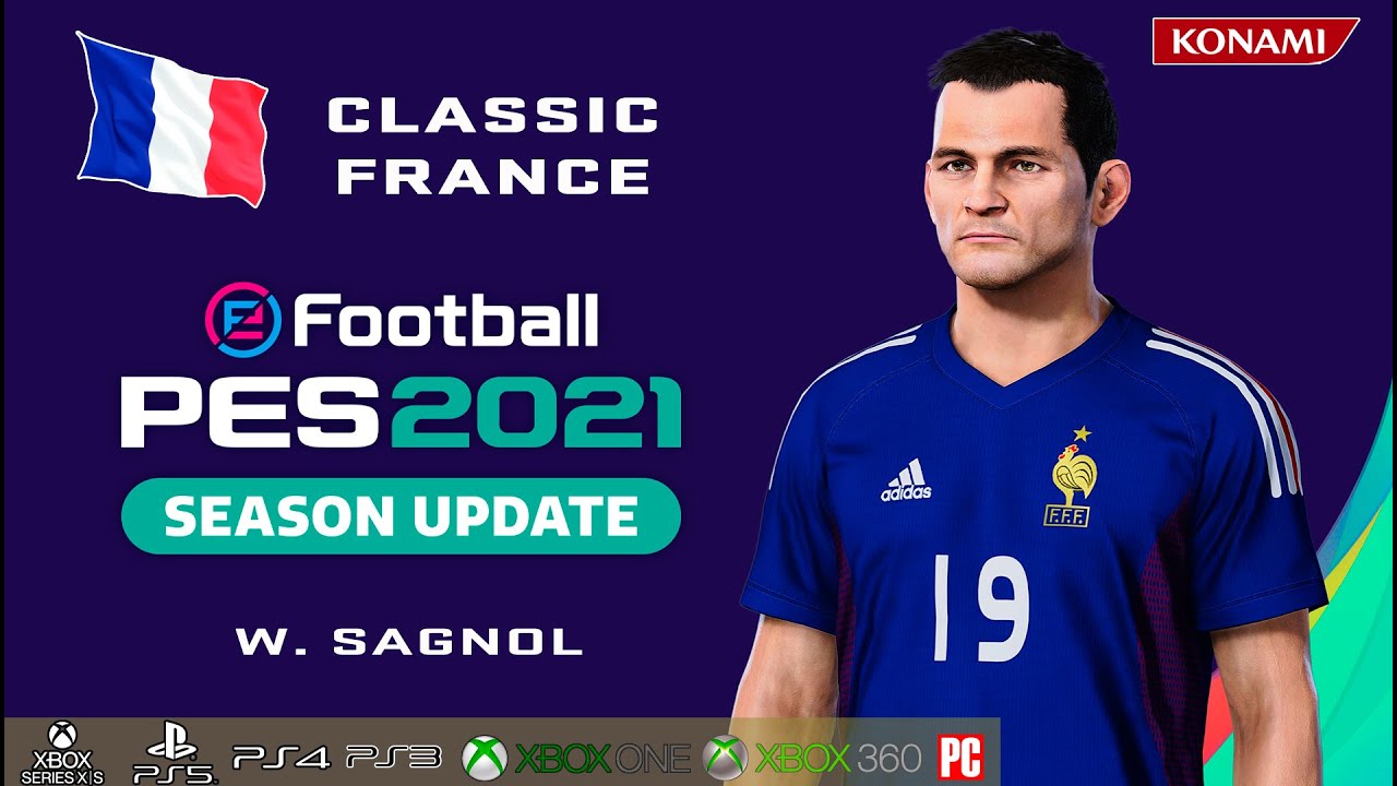 W. SAGNOL face+stats (Classic France) How to create in PES 2021