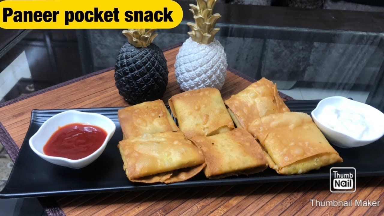 Paneer pocket snack | Food Circle by Shabnam