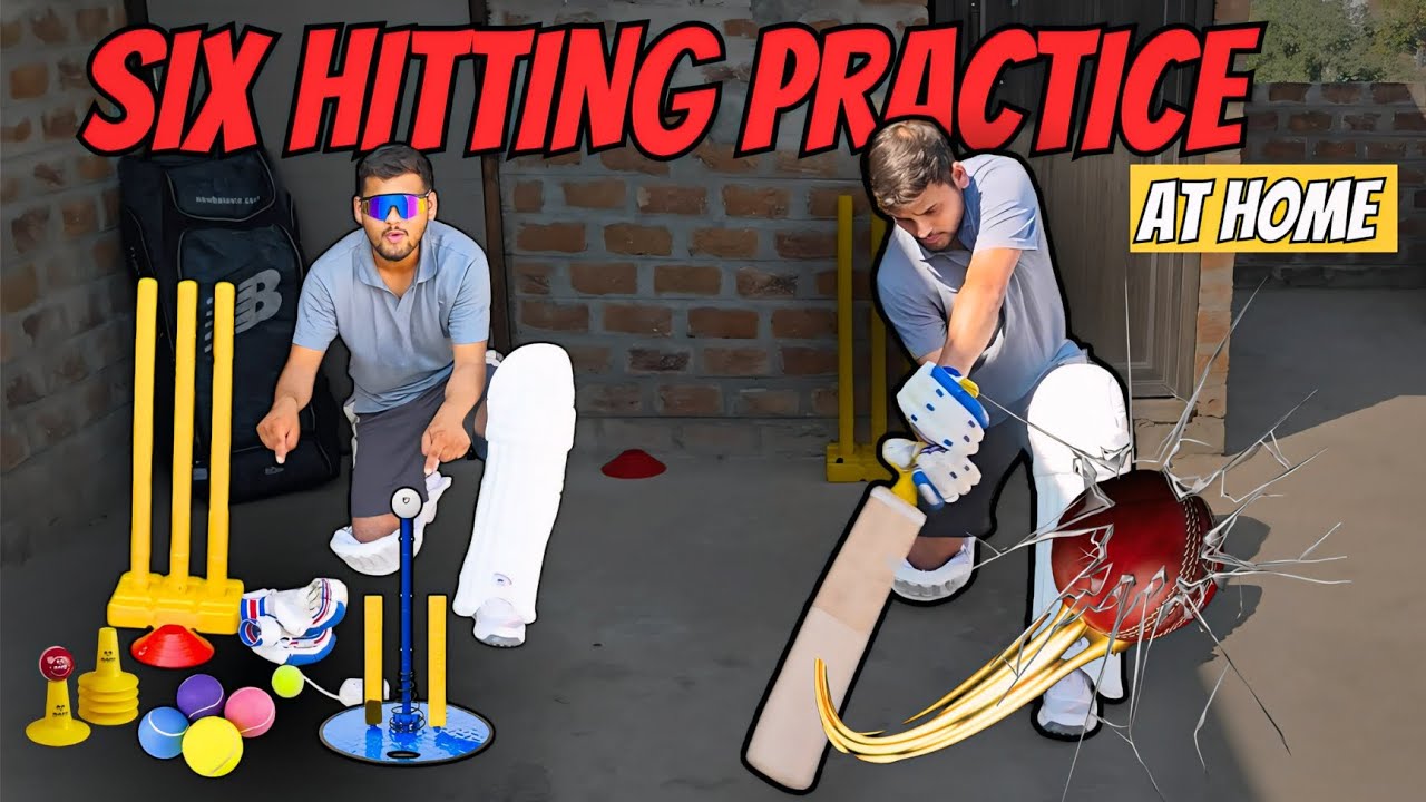 Six Hitting Practice at Home!🔥