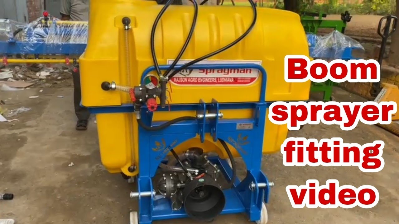 Boom sprayer fitting video #sprayman boom sprayer #Boompump #Boom sprayer video
