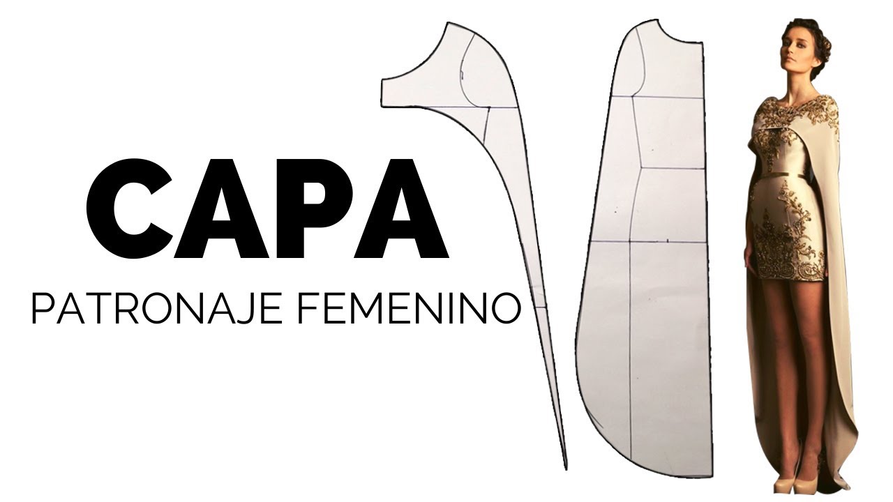 Patr&oacute;n de Capa: Aprende a Transformar y Crear un Dise&ntilde;o Exclusivo de Alta Costura