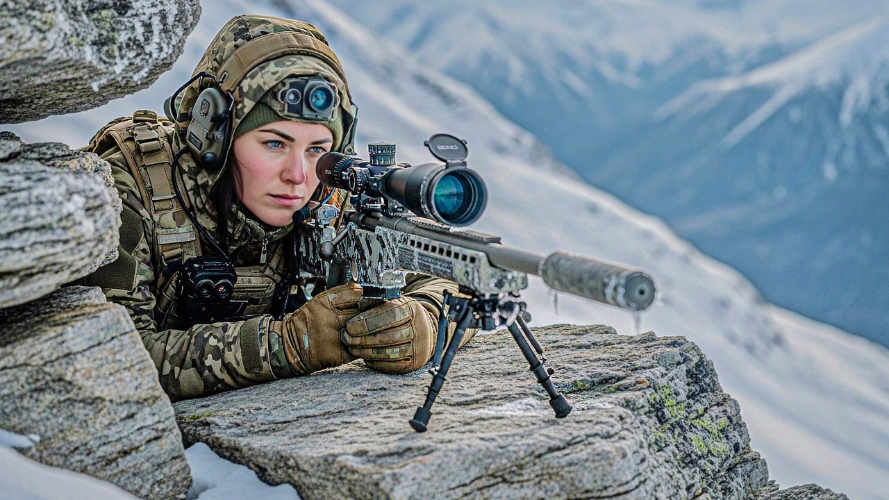They Denied the Female Sniper Cover — Until Her 3,247m Shot Saved the Ambushed Mountain Pass