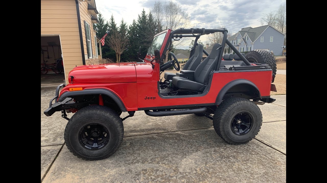 Jeep CJ7 Update 31 - BDS Lift Installed - Check out the Height Gain!