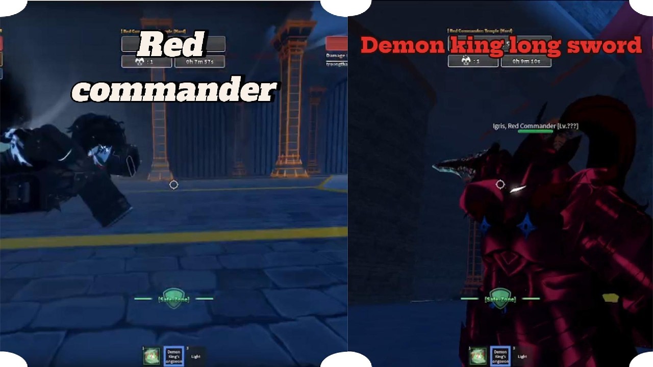 Showcase sức mạnh cực bá của Igris king long sword!!!!