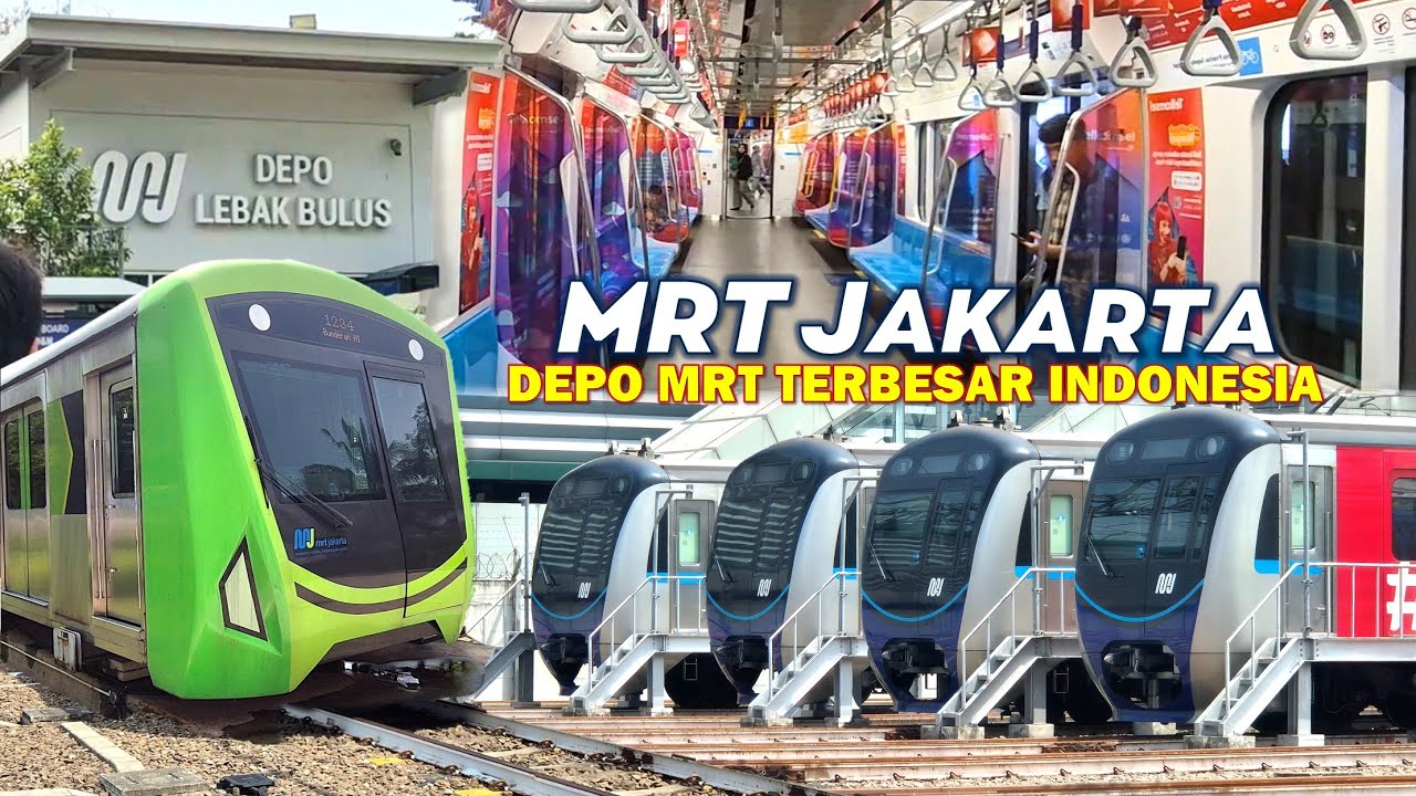 KUNJUNGAN KE BENGKEL KERETA MRT TERBESAR DI INDONESIA ! Disini Kereta Canggih MRT Jakarta Dirawat