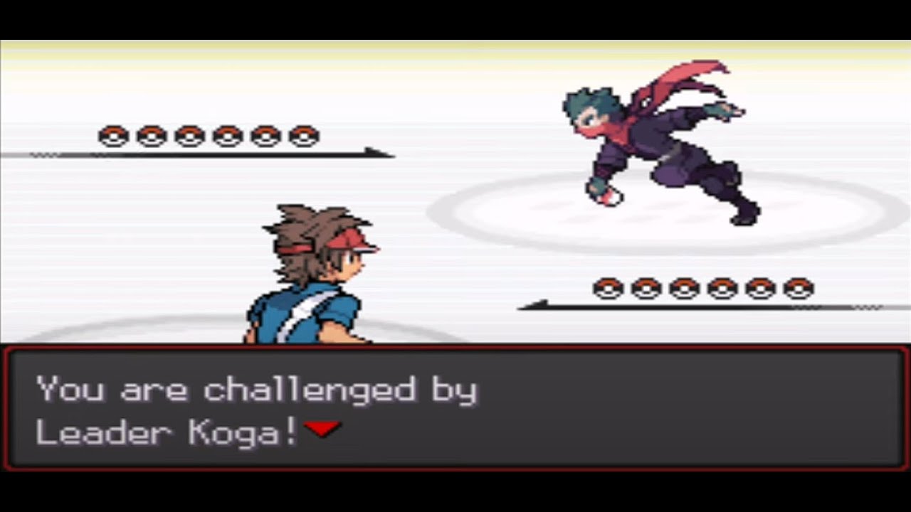 Pokemon Radical Red 4.1 Gym Leader Koga